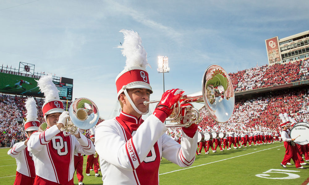 a marching band brass boy